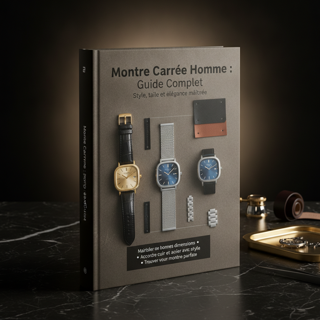 Montre carrée homme : le guide des tailles et du style