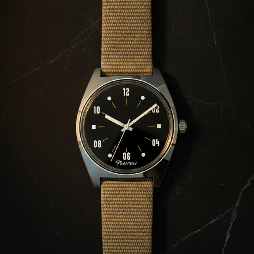 Montre mécanique vintage 36 mm