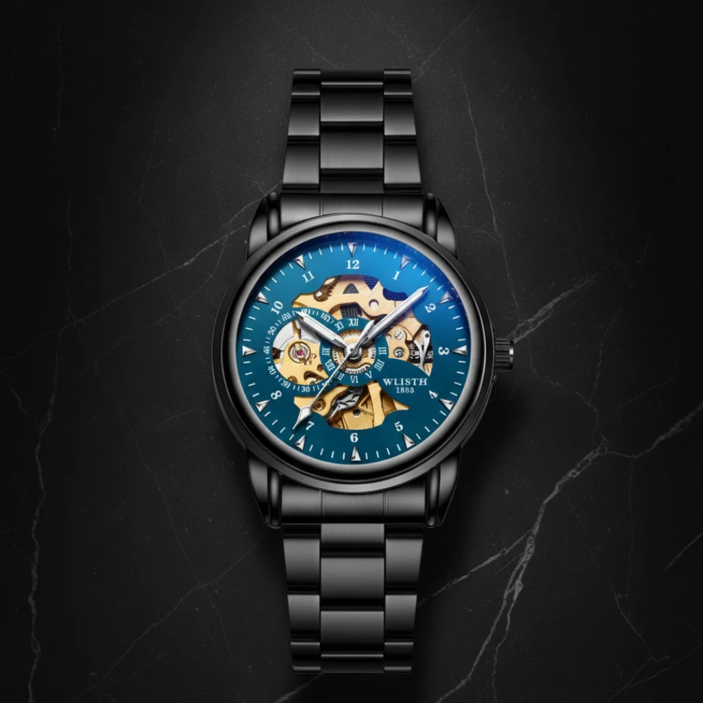 Valeron — Montre squelette automatique homme